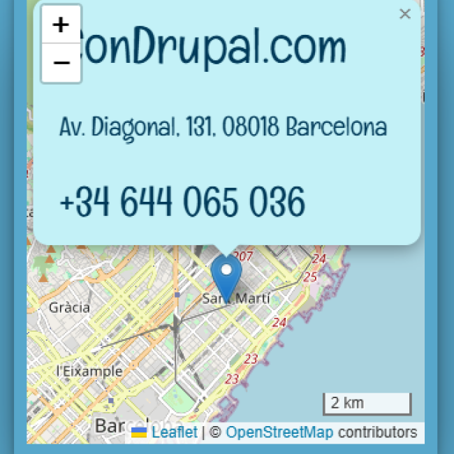 Componente Mapa | www.condrupal.com