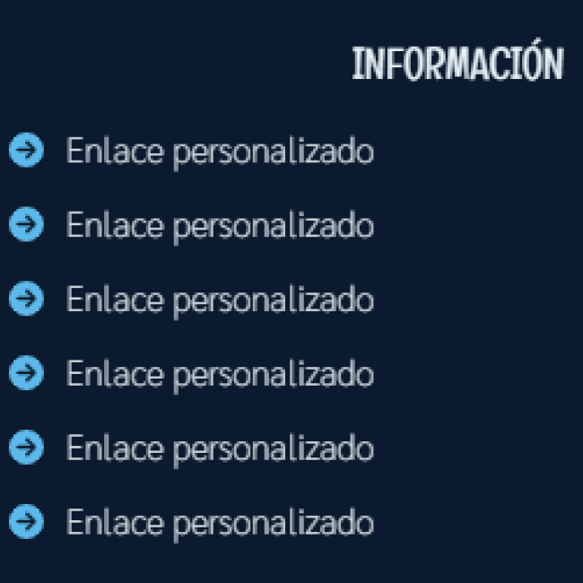 Componente Título y enlaces | www.condrupal.com